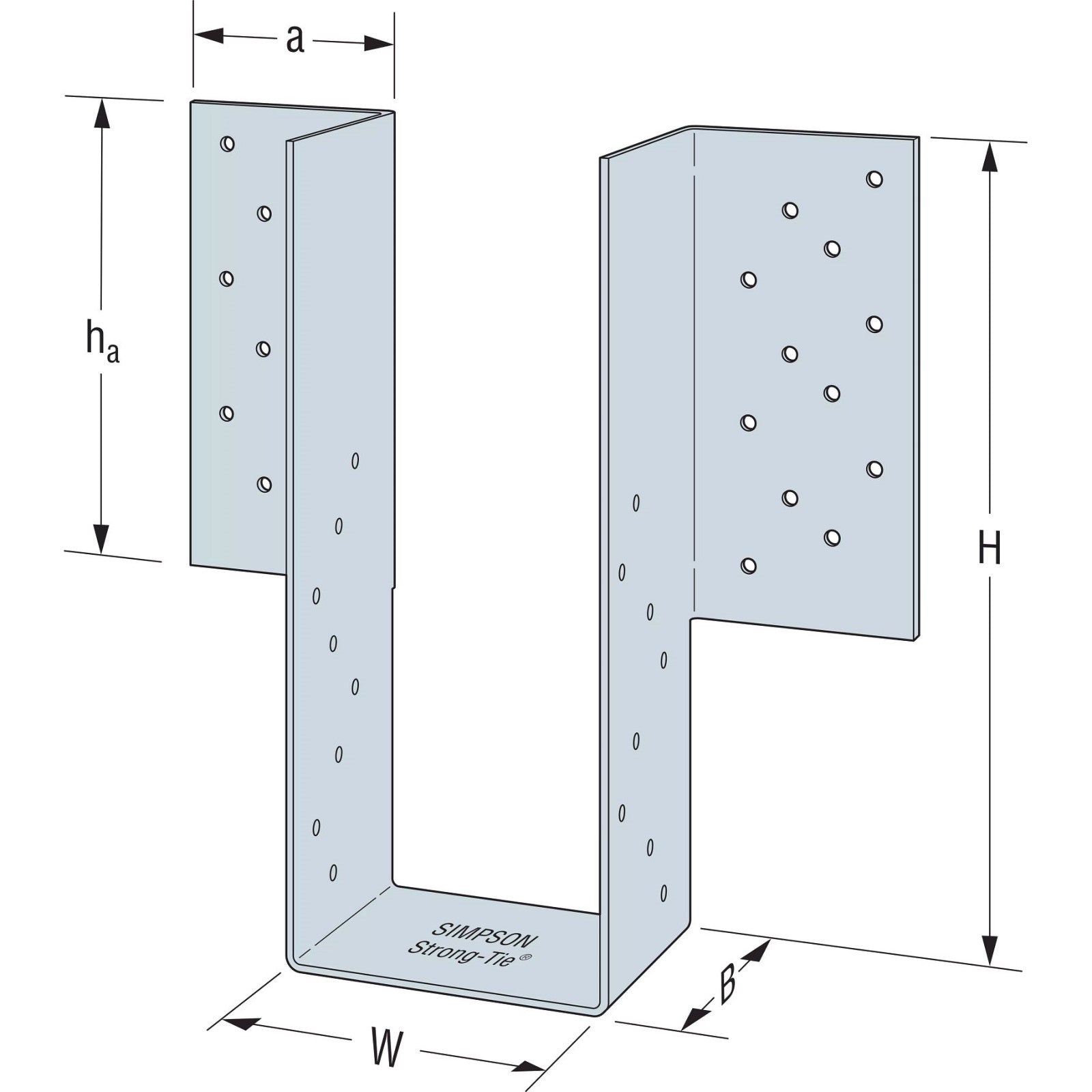 Simpson Strong-Tie MGU5.62-SDS Rendering